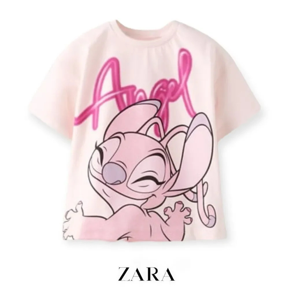 ZARA Kids | Pastel Pink | © DISNEY T-SHIRT